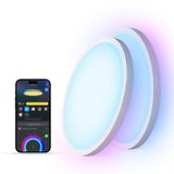 Luminária De Teto Govee Smart Rgbic Led 2400 Lm 12 Polegadas, Pacote Com 2
