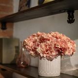 8 Hastes De Cravo Artificial Rosa Realista Para Arranjos Decorativos, Centros De Mesa E Ornamentação