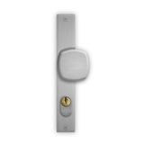 Fechadura Serralheiro Bola Espelho 21mm Cromada Mgm