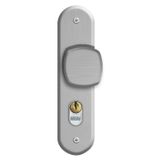 Fechadura Para Area Externa Stilo Bola Espelho Aluminio 40mm Mgm