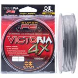 Linha Multifilamento Victoria 4x Super Pe 58lb 0,45mm Cinza 150m