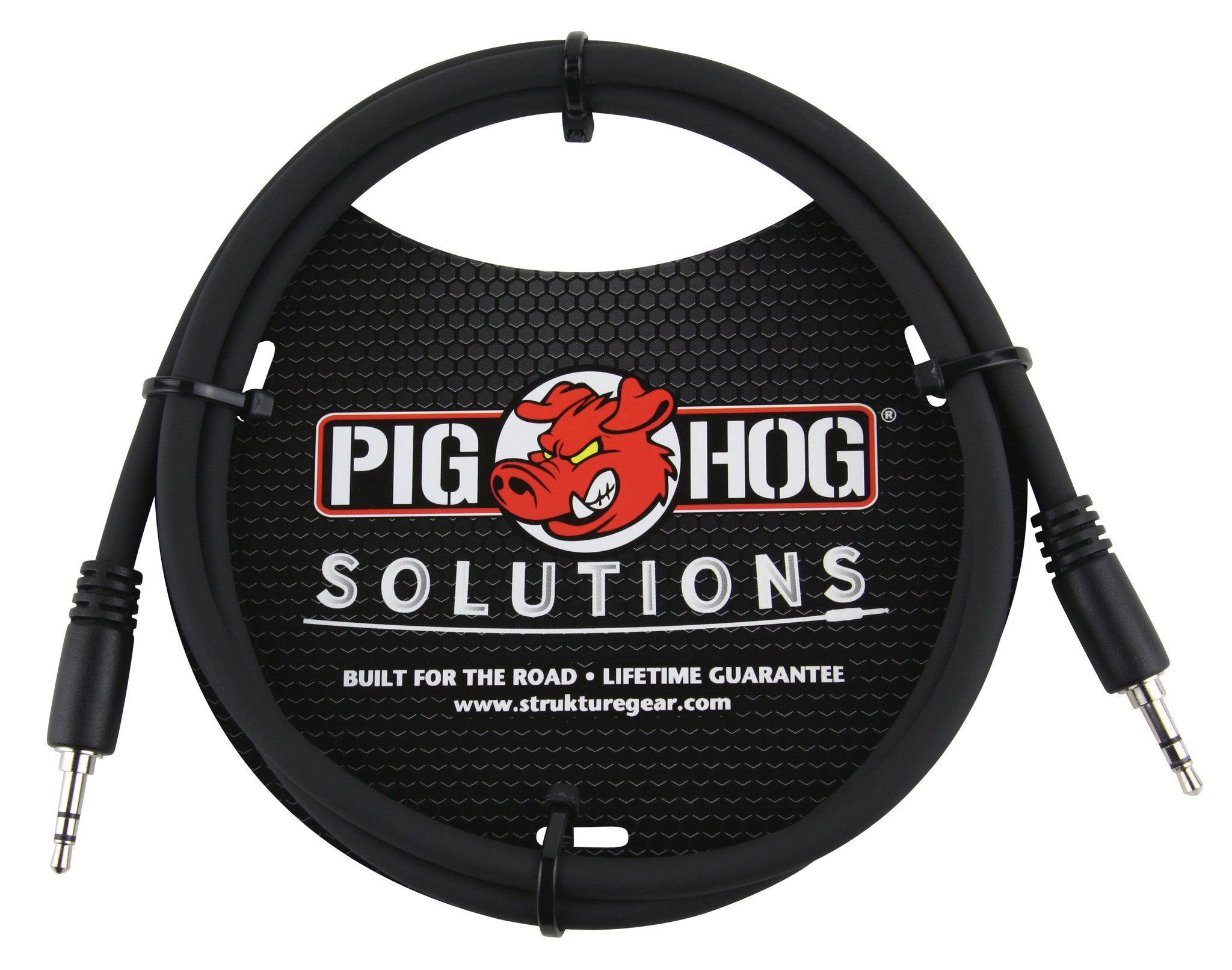 Cabo Adaptador Pig Hog Solutions 3,5 Mm Trs Para 3,5 Mm Trs De 9 Pés