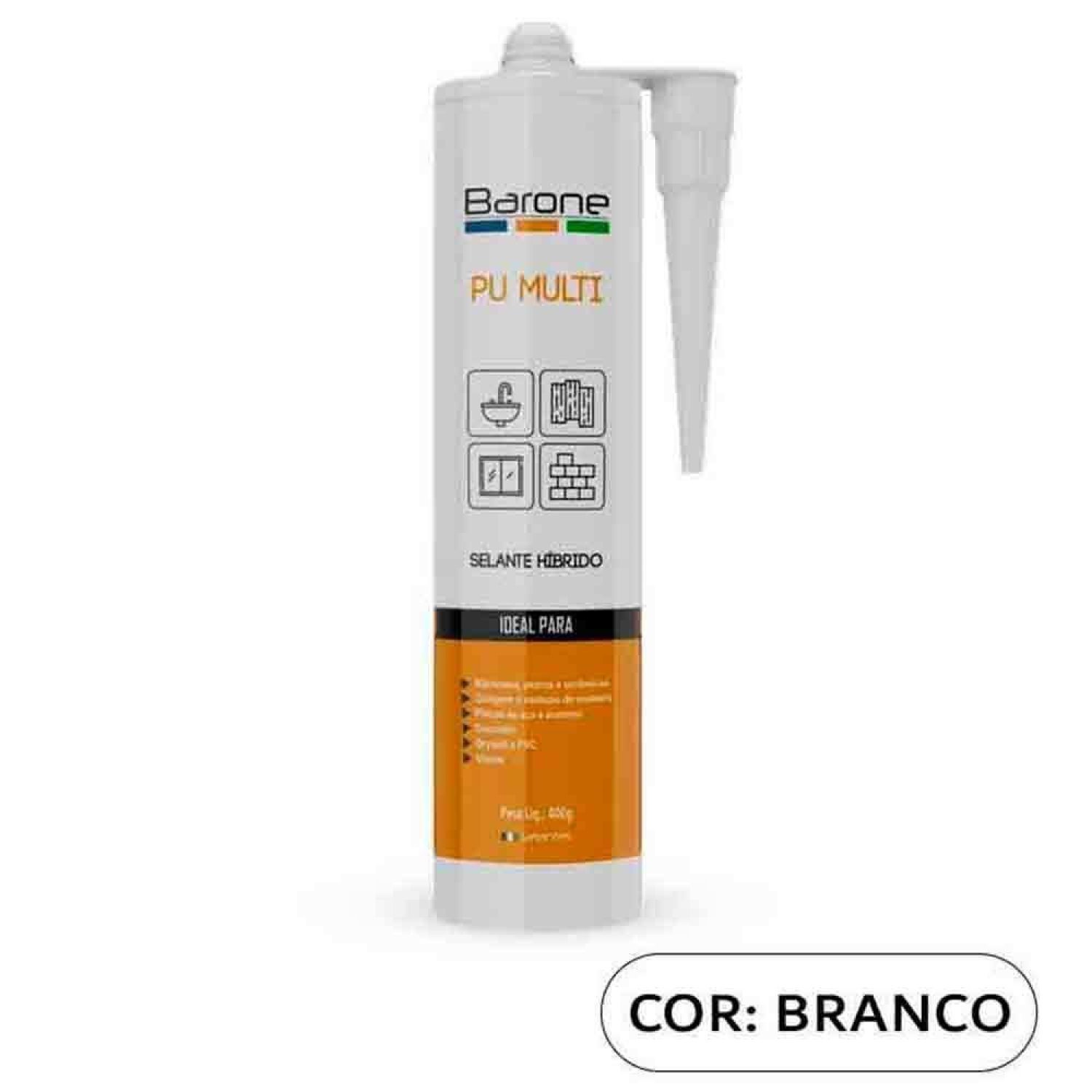 Super Pu 40 Multiuso 400g Barone Branco