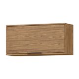 Armário Aéreo 1 Porta Basculante 80cm Toscana Espresso Móveis Freijó