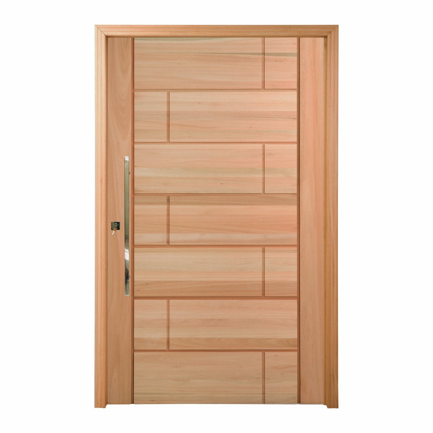 Porta Pivotante Maciça 214x107cm Eucalipto Pm94 Talismã Cruzeiro Portas Nude