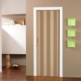 Porta Sanfonada De Pvc 210x96cm Pronta Bcf Bege