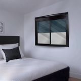 Janela De Aluminio Persiana Automatica 110v 150x120cm 2 Folhas Preto