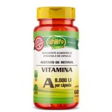 Vitamina A 8000 Ui (retinol) 60 Cápsulas 500mg Unilife