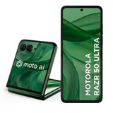 Smartphone Motorola Razr 50 Ultra 5g Forest Green 512gb, 24gb Ram Boost, Tela De 6.9 Câmera Traseira 50mp Android 14
