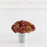 9 Hastes De Cravo Artificial Creme Com Lilás - Toque Natural Ideal Para Decoração De Festas E Eventos