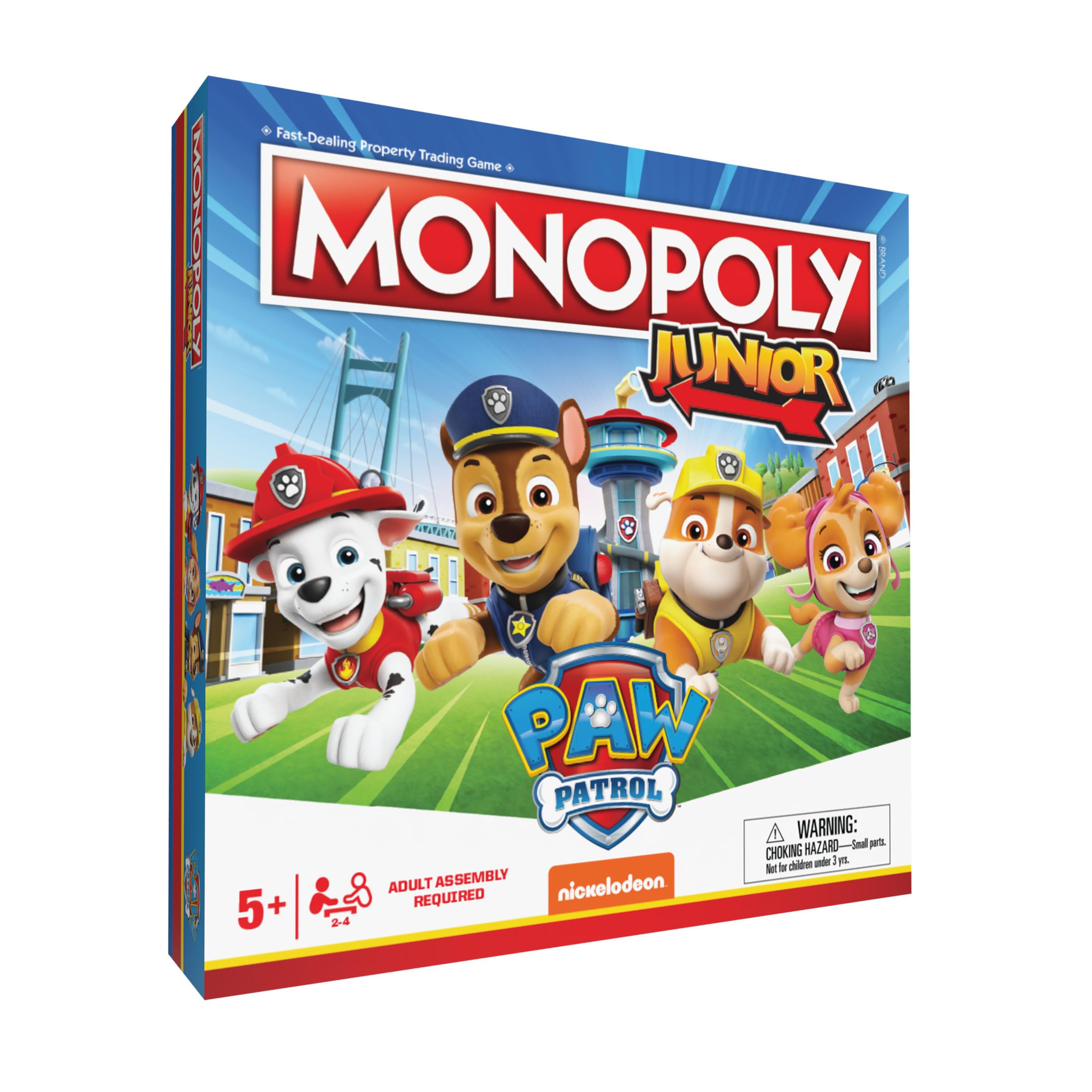 Jogo De Tabuleiro Monopoly Jr Paw Patrol Nickelodeon 5+ Years