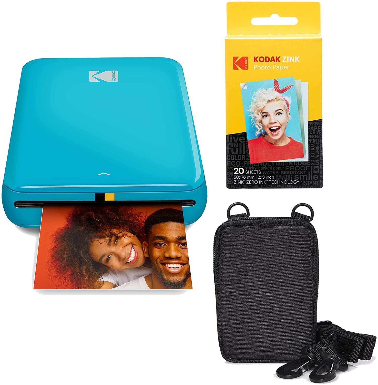 Impressora Fotográfica Kodak Step Instant Color Com Bluetooth/nfc Blue