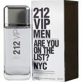 Perfume Masculino 212 Vip Carolina Herrera Eau De Toilette Spray 200 Ml(nova Embalagem)