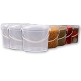 Balde 1.8l Para Cozinha Gourmet Ingredientes 15 Pçs