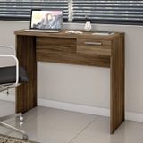 Mesa De Escritório 90cm 1 Gaveta Office Nt 2000 Nogal Trend
