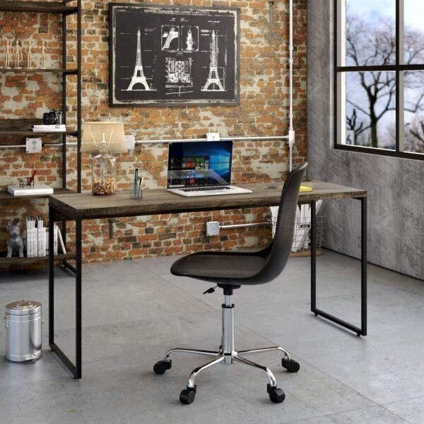 Escrivaninha 150cm Dynamica Compace Carvalho Dark