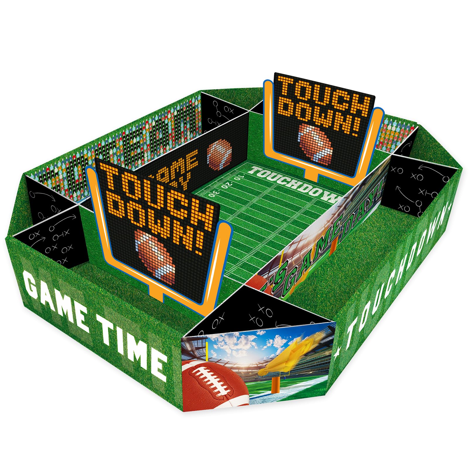 Kit De Suprimentos Para Festas De Futebol Gatherfun Snack Stadium Set
