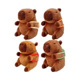 Pelúcia Capivara C/mochilinha De Fruta Sortida Caa Toys