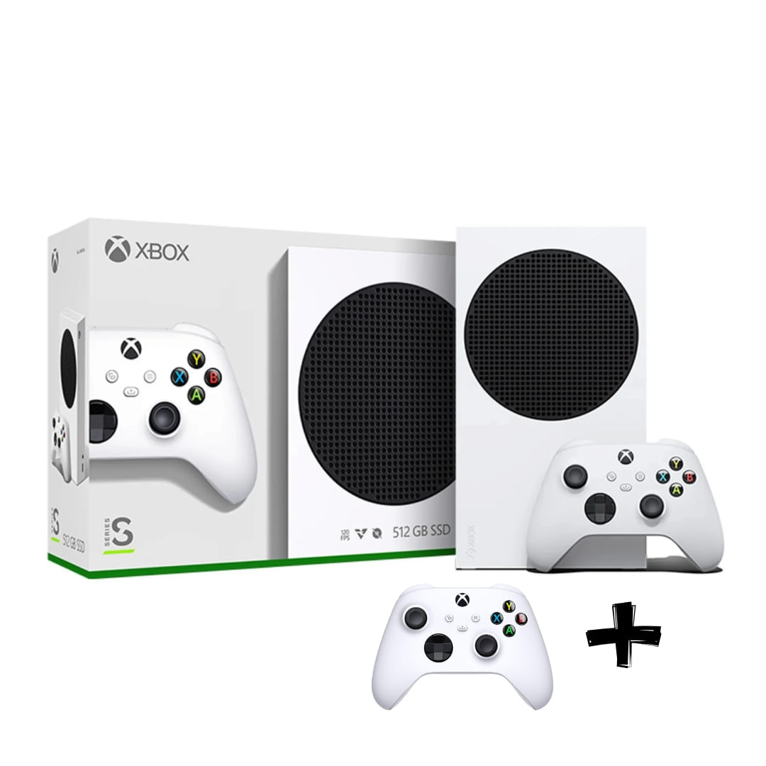 Video Game Xbox Series S 512gb 2 Controles Branco - Microsoft