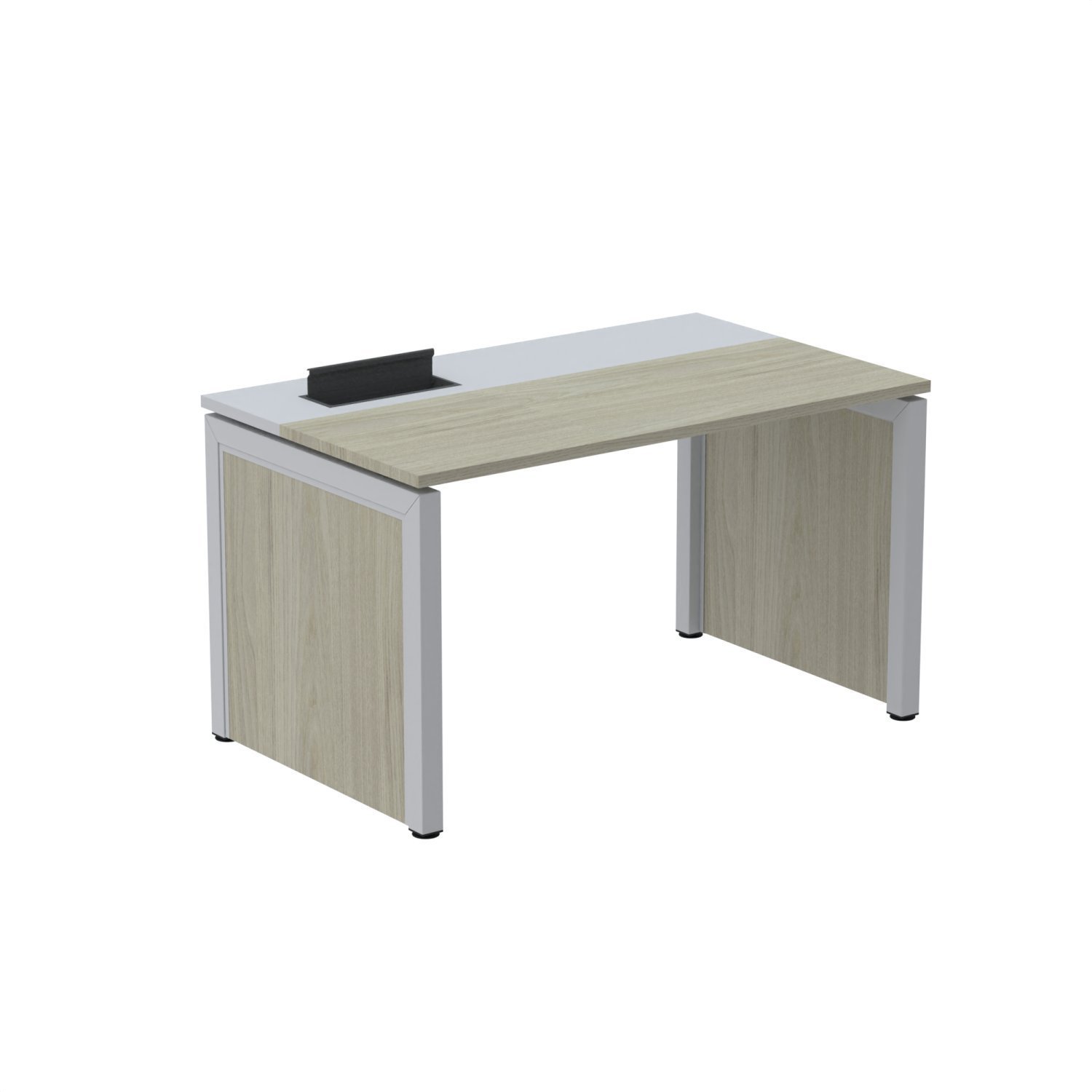 Escrivaninhas Para Escritório 160x79,2cm Pscpp160 Nogueira Casablanca/cinza