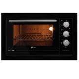 Forno Elétrico De Embutir Fischer Fit Line 48 Litros Preto 110v