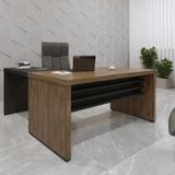 Mesa De Escritório Em L Elegante Tamburato Artany