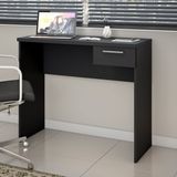 Mesa De Escritório 90cm 1 Gaveta Office Nt 2000 Preto Tx