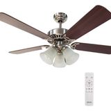 Ventilador Teto Controle Remoto Vintage 102cm Bivolt Aliseu