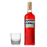 Combo Campari Bitter Milano 998ml + Copo