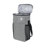 Bolsa Térmica Toscana Cinza Para 2 Garrafas Bel