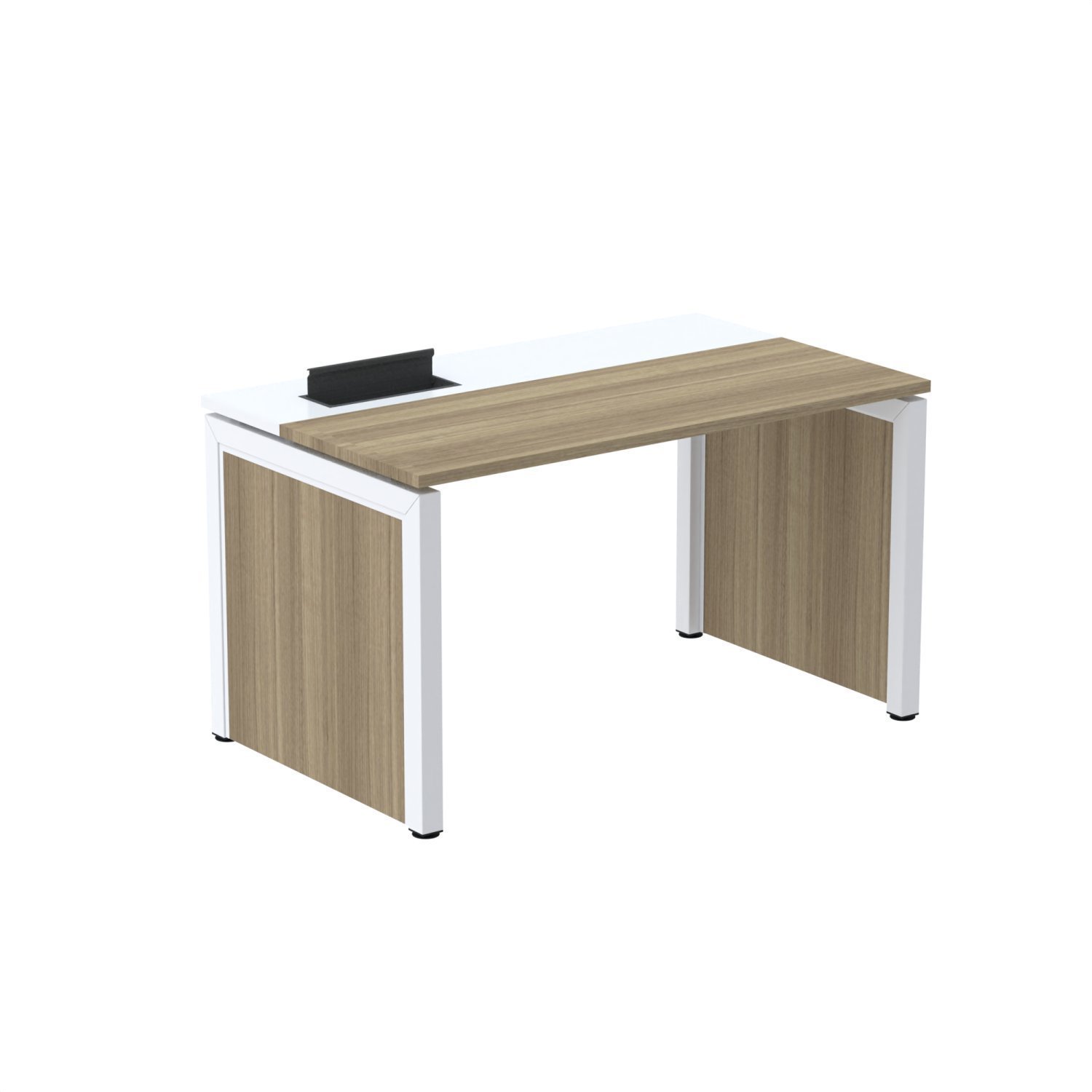 Plataforma Simples 120x792 Pscpp120/792/1 Pessoa Noce Naturalle/branco