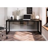 Mesa Para Escritório Aço Davi 183 Cm Preto