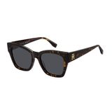 Óculos Sol Feminino Tommy Hilfiger Th 2156/s Havana Brilho