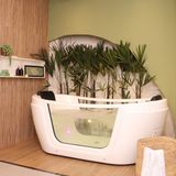 Banheira De Hidromassagem Portofino Elegance 197cmx91cmx75cm Em Acrílico- 220v Mondialle Branco