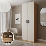 Guarda-roupa Modulado Joy Com Gaveteiro Cabecasa Madeiramadeira Cinza Sereno/avena