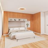 Guarda-roupa Modulado De Canto 11 Portas 8 Peças Hera Cabecasa Madeiramadeira Branco Geada/louro/cinza