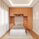 Guarda-roupa Modulado 7 Portas 5 Peças Hera Cabecasa Madeiramadeira Louro/cinza