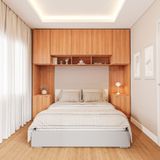 Guarda-roupa Modulado 7 Portas 4 Peças Hera Cabecasa Madeiramadeira Louro/cinza