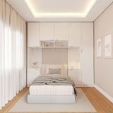 Guarda-roupa Modulado 7 Portas 5 Peças Hera Cabecasa Madeiramadeira Branco Geada/cinza