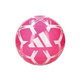 Bola De Futebol Adidas Starlancer Club Unissex Tamanho 3 Rosa/branca