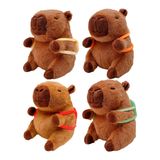 Pelúcia Capivara C/mochilinha De Fruta 30cm Sortida Caa Toys