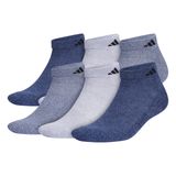 Meias Adidas Adidas Athletic, Almofadadas, Decotadas, Masculinas, 6 Pares, Tamanho L