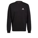 Moletom Adidas Essentials Fleece Para Homens Preto/branco - M