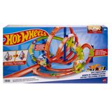 Conjunto De Pistas De Carros De Brinquedo Hot Wheels Action Epic Crash Dash 1:64
