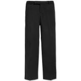 Calça Social Calvin Klein Para Meninos Com Frente Plana, Bi-elástica, Preta 18h