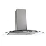 Coifa De Parede Fogatti Slim 90cm Vidro Curvo Inox - 220