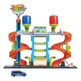 Lava-jato Hot Wheels City Mega Com Carro Color Shifters