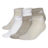 Meias Adidas Athletic, Almofadadas, Decotadas, Pacote Com 6, Para Mulheres, Tamanho M