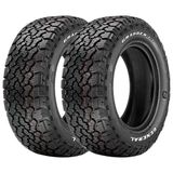 Jogo 2 Pneus General Tire By Continental Aro 16 Grabber A/tx 265/70r16 112t - Letra Branca