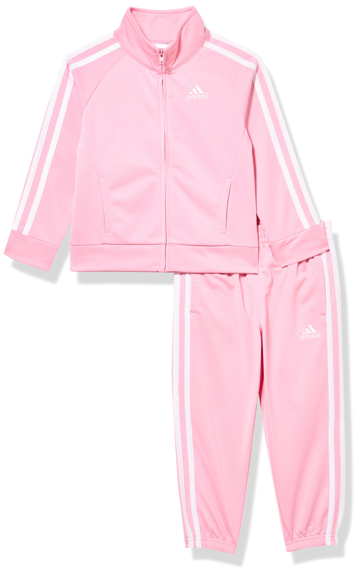 Conjunto De Roupas Adidas Little Girl's Jacket And Joggers Pink 6